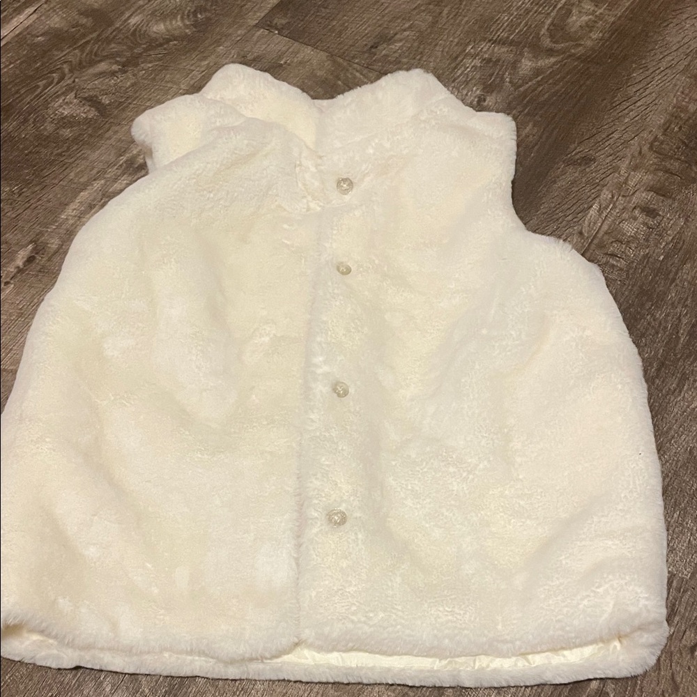 Epic Threads Cream Faux Fur Lined Vest